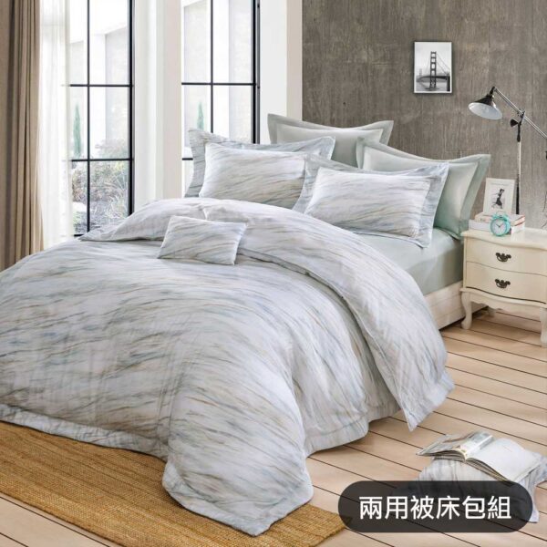 【GLORY】融雪 膠原蛋白80天絲 兩用被床包組（含午安枕）