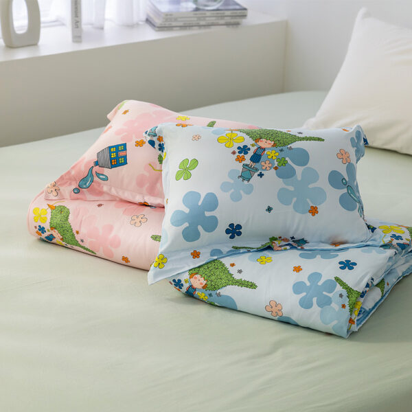 【繪見幾米】我不是完美小孩 小完美 天舒柔棉 涼被組（含枕＋涼被）（三色可選）