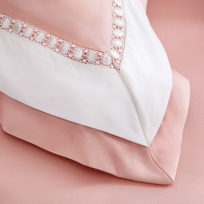 【GLORY】水潤美人 膠原蛋白 兩用被床包組 玫瑰粉-1