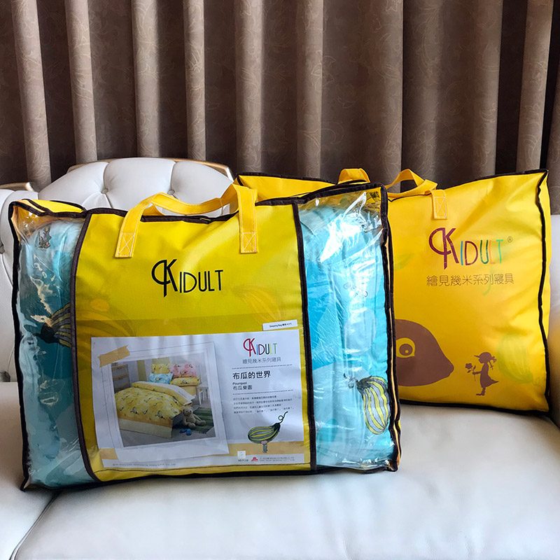 【繪見幾米】布瓜的世界 布瓜樂園 MIT純棉冬夏兩用兒童睡袋（附精美外提袋）-2