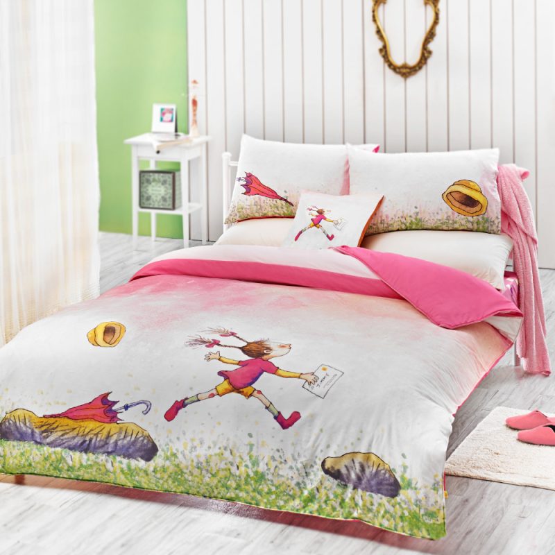 【繪見幾米】我只能為你畫一張小卡片 溫馨小卡 被單床包組-3