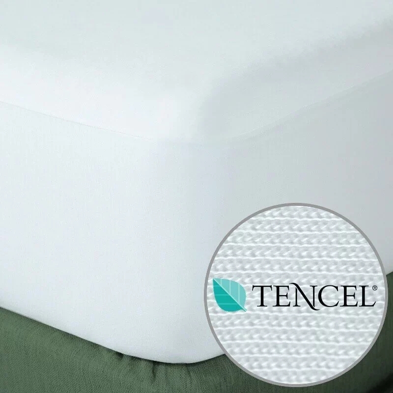 美國寢之堡PROTECT-A-BED ICE 西班牙天絲5面防水床包式保潔墊-3